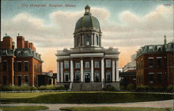 City Hospital and Grounds Postcard