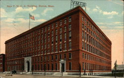 Street View of New YMCA Building Boston, MA Postcard Postcard Postcard