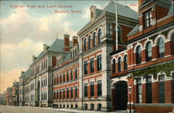 Engnlish High and Latin School Boston, MA Postcard Postcard Postcard