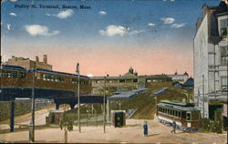 Dudley St. Terminal Boston, MA Postcard Postcard Postcard