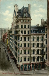 Bird's Eye View of Parker House Boston, MA Postcard Postcard Postcard