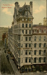 Bird's Eye View of Parker House Boston, MA Postcard Postcard Postcard