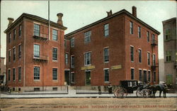 District Court and Public Library Branch Boston, MA Postcard Postcard Postcard