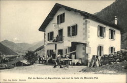 Hotel Pension Beau Sejour - Col de Balme et Argentieres Postcard