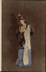 Japanese Geisha Postcard Postcard