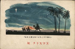 Camels, Desert Japan Postcard Postcard