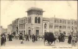 Central Railway Station Postcard