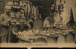 Coppersmith With His Wares Postcard