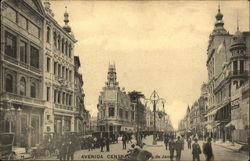 Avenida Central Rio de Janeiro, Brazil Postcard Postcard