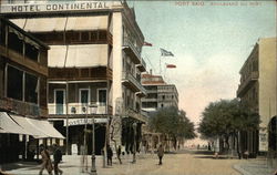 Port Said, Boulevard du Port Postcard