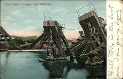 Old French Dredges Postcard