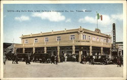 Big Curio Store, Lower California Commercial Co. Postcard