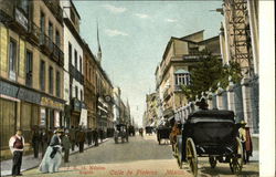 Calle de Plateros Mexico City, Mexico Postcard Postcard