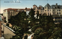 Hamilton Hotel Bermuda Postcard Postcard