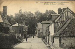 Entrance to Town Postcard