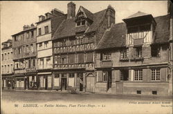 Place Victor Hugo and Old Houses Postcard