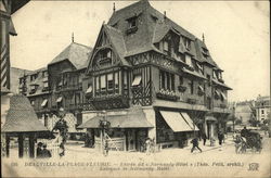 Entree du a Normandy Hotel Deauville La Plage Fleurie, France Postcard Postcard