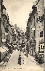 La Rue des Forges Dijon, France Postcard Postcard