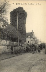 Rue Barre - La Tour Juilly, France Postcard Postcard