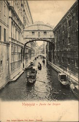 Ponte dei Sospiri Venice, Italy Postcard Postcard