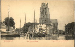 De Groote Kerk Dordrecht, Netherlands Benelux Countries Postcard Postcard