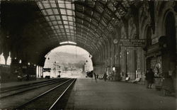 Station Interior, Nice France Postcard Postcard