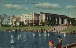 View of Faculty of Law and Social Sciences Grounds Buenos Aires, Argentina Postcard Postcard