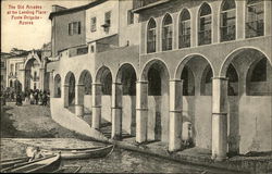 The Old Arcades at the Landing Place Postcard