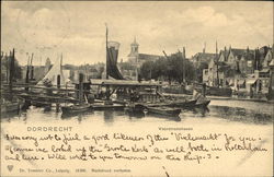 Voorstraatshaven Dordrecht, Netherlands Benelux Countries Postcard Postcard