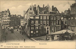 Beurspleintje Amsterdam, Netherlands Benelux Countries Postcard Postcard