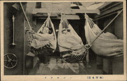 Sailors in Hammocks Japan Postcard Postcard