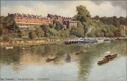 The Thames - The Riverside Postcard