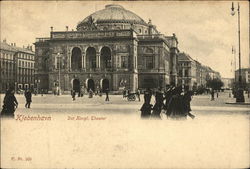 Det Kongl. Theater Kjobenhavn, Denmark Postcard Postcard