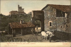 Castelle della Chiocciola fuori porta Camolha Postcard