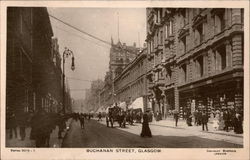 View Along Buchanan Street Postcard