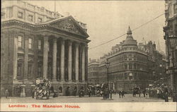 London: The Mansion House United Kingdom Postcard Postcard