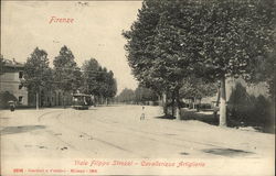 Viale Filippo Strozzi - Cavallerizza Artiglieria Milan, Italy Postcard Postcard