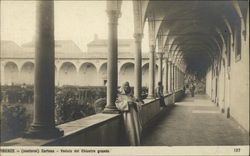 View of the Great Cloister Postcard