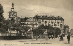 Geneva - Monument of the Duke of Brunswick Switzerland Postcard Postcard