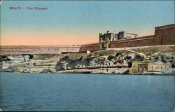 Malta - Fort Ricasoli Postcard