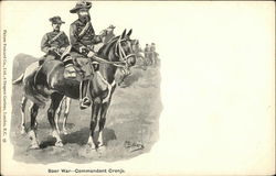 Boer War - Commandent Cronje. Postcard