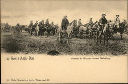 La Guerre Anglo Boer, Batterie de Maxims devant Mafeking Bruxelles, France Postcard Postcard