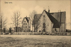 Ojeby Kyrka Sweden Postcard Postcard