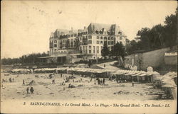 The Grand Hotel and Beach Postcard