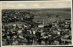 Vue Panoramique du Port Postcard