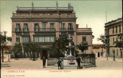 Commercial Square Gibraltar Spain Postcard Postcard Postcard