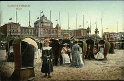 Sheveningen Strand The Hague, Netherlands Benelux Countries Postcard Postcard