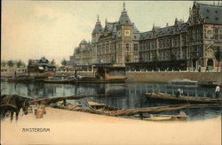 Amsterdam - View of Canal The Netherlands Benelux Countries Postcard Postcard