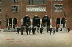 Amsterdam, Het aangaan van de Beurs Postcard