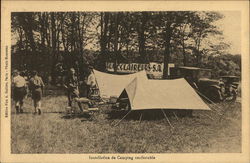 Installation de Camping confortable Postcard